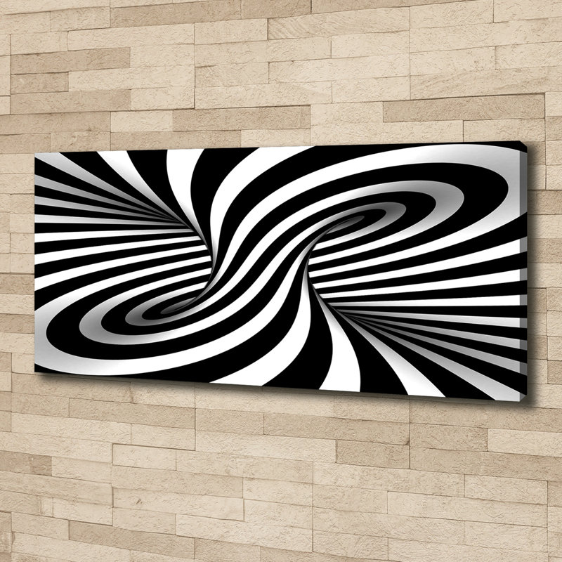 Swirl Abstraction - Wrapped Canvas Print