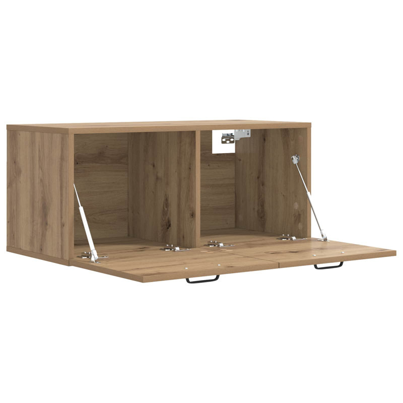  Wall Cabinet Hanging TV Unit Cupboard Storage Cabinet Engineered Wood