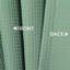 Rideaux de cuisine gaufrés Sage Green