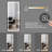 65"x24" LED Full Length Mirror with 3 Color Dimmable Lights Frameless Explosion-Proof Wall & Floor Standing