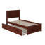 Lit plateforme avec lit gigogne en bois massif et manufacturé Lempley-1219022109-1219022105