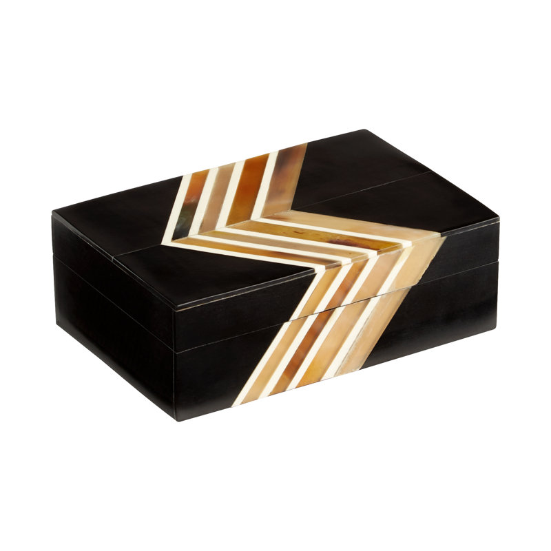 Salvadore Decorative Box, 2" H x 6" W x 4" D