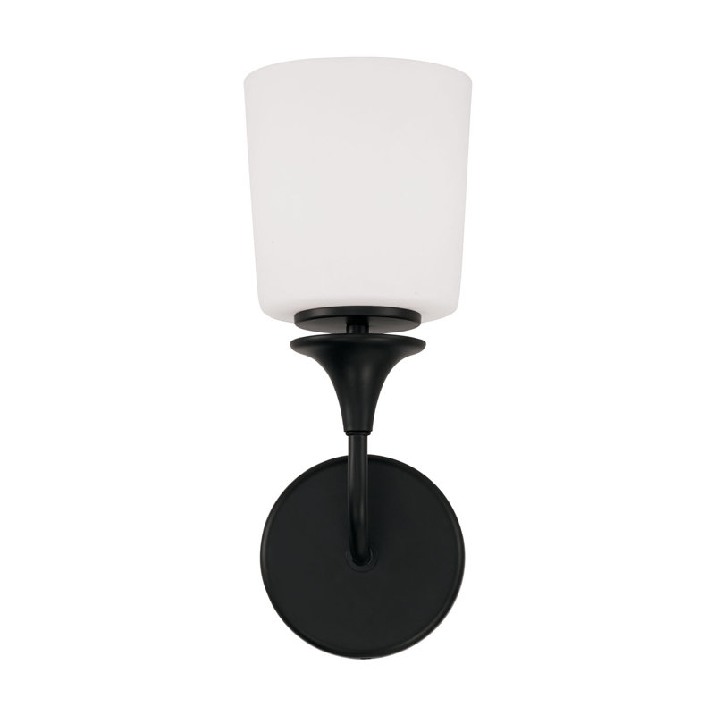Armed Sconce, Matte Black
