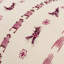 Magenta Beige Tribal Inspired Tasseled Lumbar Pillow-101178621