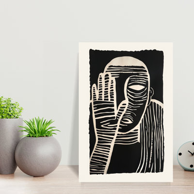 Whispering Man by Andreas Magnusson - Wrapped Canvas Print
