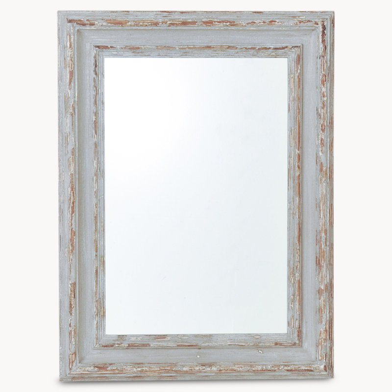 Bowes Wood Flat Wall Mirror
