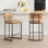 Tabouret de comptoir rembourré