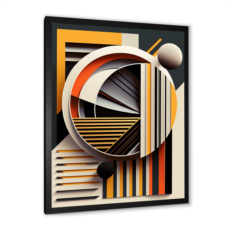 Chrie - Picture Frame Print on Canvas, Black, 34" W x 44" H