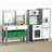 Gourmet All-In-One Corner Play Kitchen - Toy Kitchen Playset With Realistic Stove Burners (Lights)-105675839