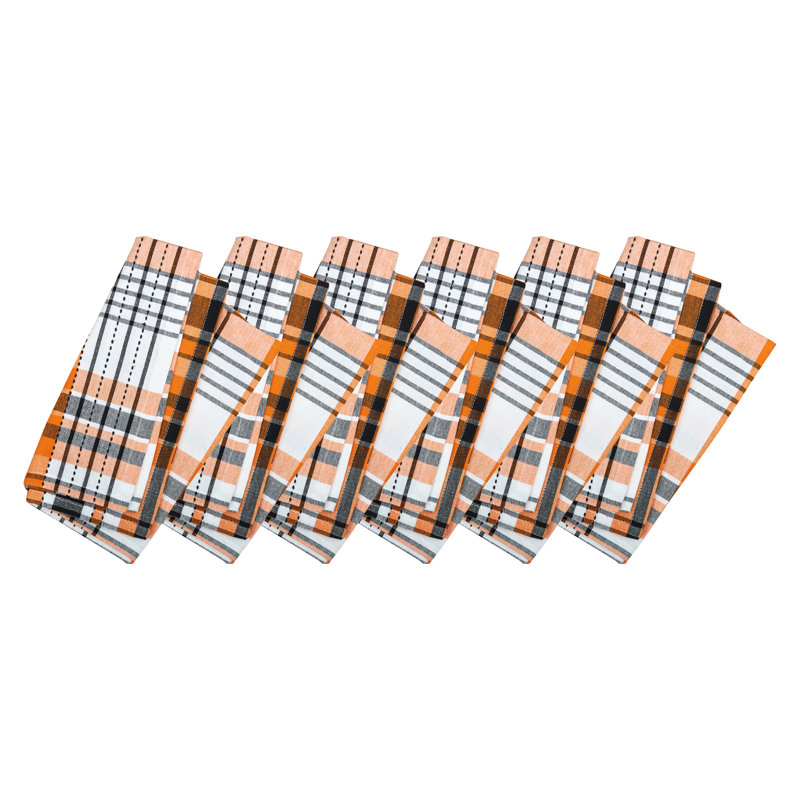 Ensemble de 6 serviettes Zelda, Orange