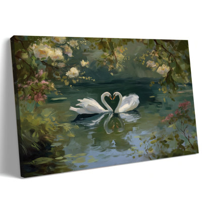 Reproduction d'art sur toile GUTTATY Swan