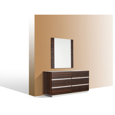 Midville Glass Flat Wall Mirror