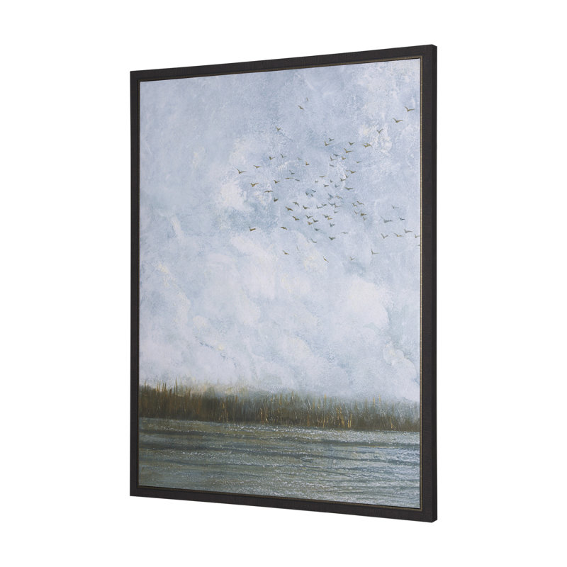 Spring Is Coming I By  Studio A Hand Embellished Textured Framed Canvas