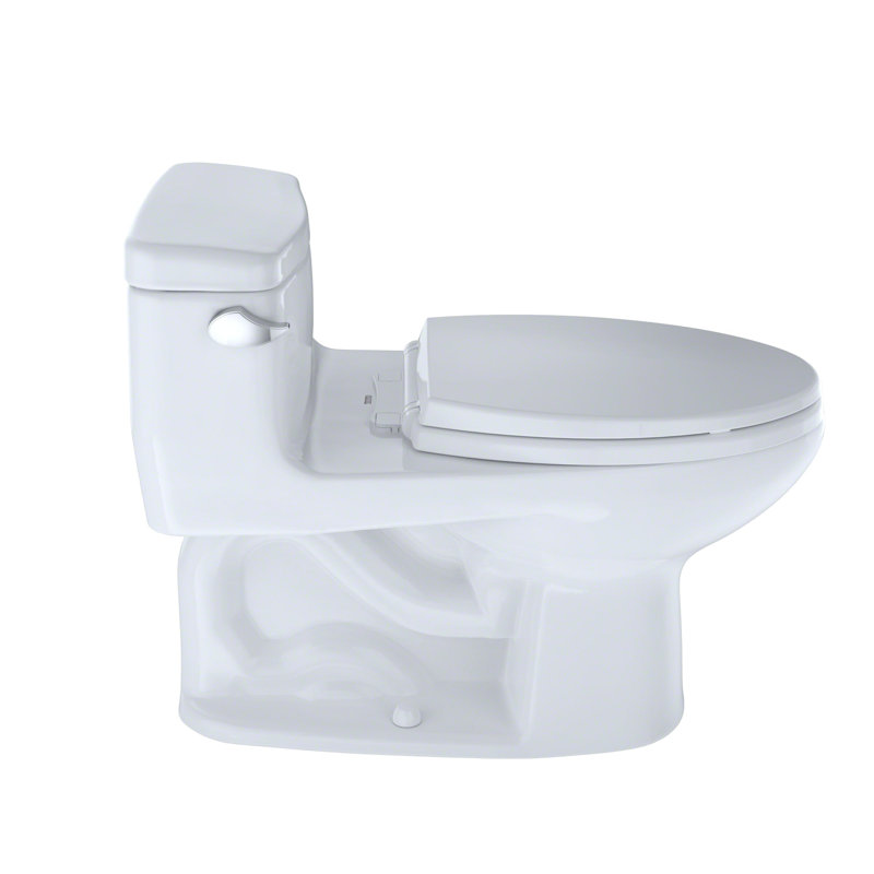 Supreme® Eco 1.28 GPF Elongated One-Piece Toilet (Seat Included), Cotton