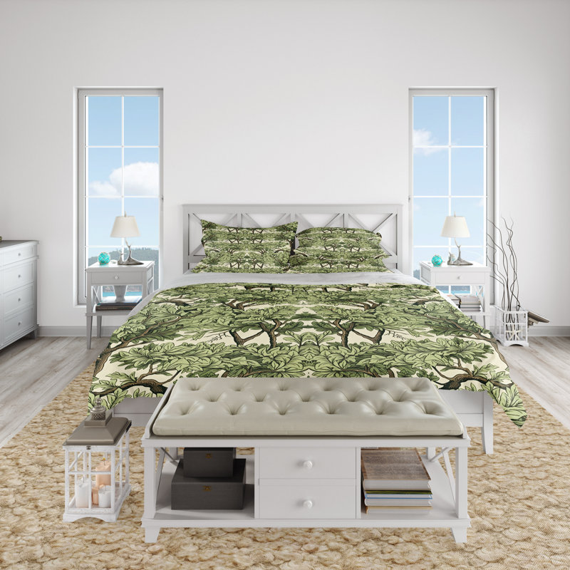 Abstract Duvet Cover, Twin Duvet Cover + 1 Standard Sham