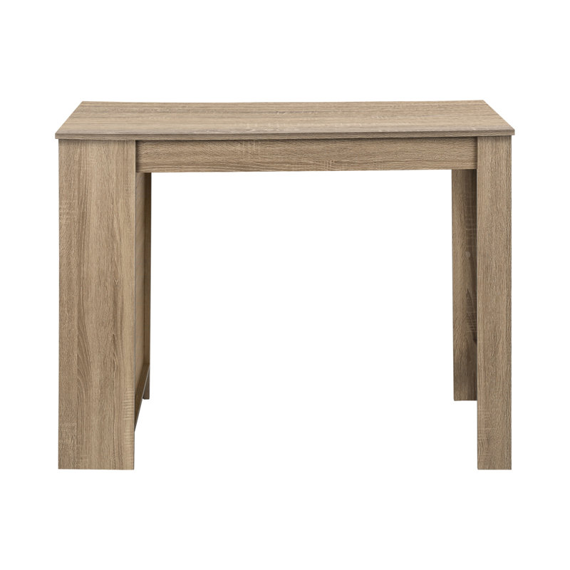 Table rectangulaire à hauteur de comptoir en stratifié brun de 48 po Taupe