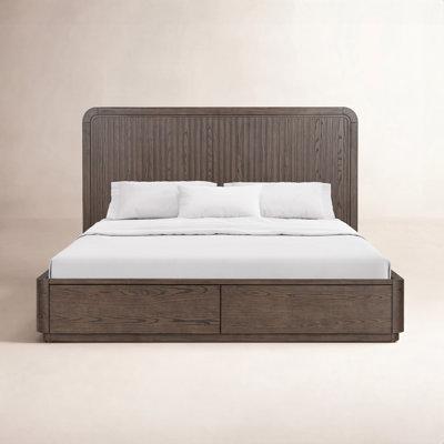 Greer Storage Oak Bed