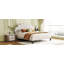 Lit plateforme tapissier Marcene-1048532430