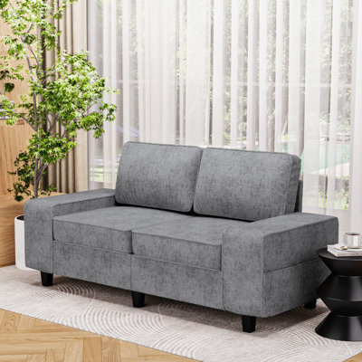 Causeuse d'intérieur de style moderne avec poches latérales