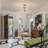 3-Light Seedy Glass Semi Flush Mount