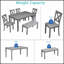 6 Piece Kitchen Dining Set, Rectangular Wooden Table With 4 Upholstered Chairs And A Bench, Ideal For Family Meals And Gatherings-644268864-644268871-644268869