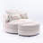 Danieal Upholstered Barrel Chair with Ottoman-404808910