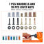 VEVOR Rivet Nut Tool, 14” Rivnut Tool Kit with 7 PCS Metric and SAE Mandrels