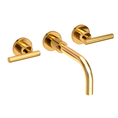 East Linear Wall Mount Bathroom Faucet