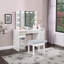 Coiffeuse avec miroir et tabouret Winona
