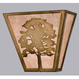 Rustic Lodge 1 - Light Flush Mounted Sconce