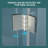 34"W X 72"H Fold Frameless Shower Door With Tempered Glass, 1/4 Inch (6 Mm), Brushed Nickel-119866283