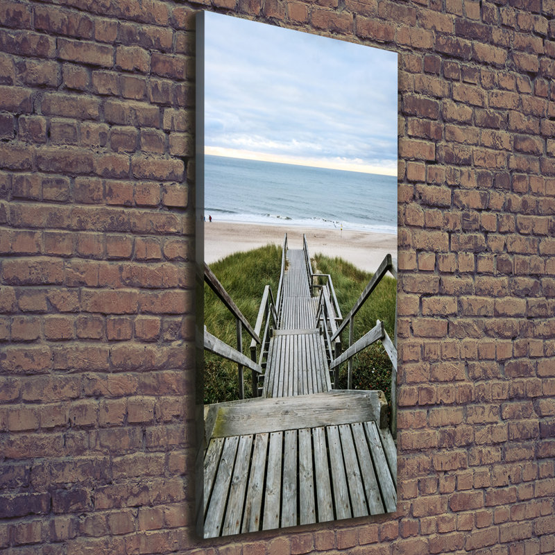 Path To The Beach - Wrapped Canvas Print