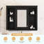Armoire à pharmacie de 35 po x 27,5 po, armoire de rangement murale pour salle de bain, armoire de salle de bain moderne avec miroir, armoire à miroir avec 6 tablettes ouvertes (meuble-lavabo non inclus)