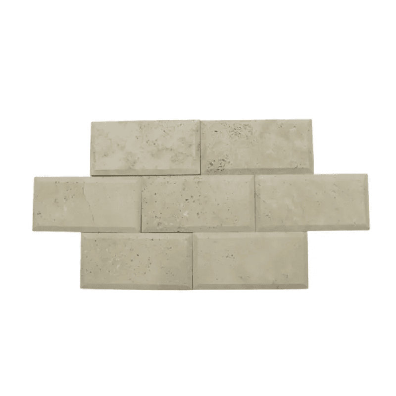 3x6 IVORY UNFILLED & DEEP