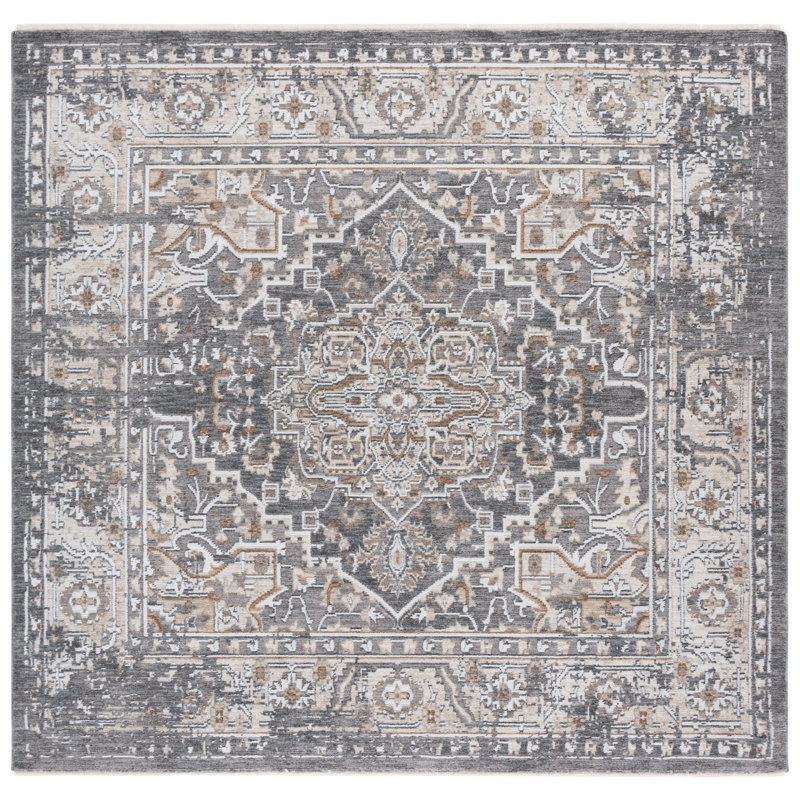 Finley 306 Performance Oriental Rug, Square 6'7"