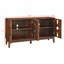 Console en bois avec 4 portes, tablettes réglables-1761070361