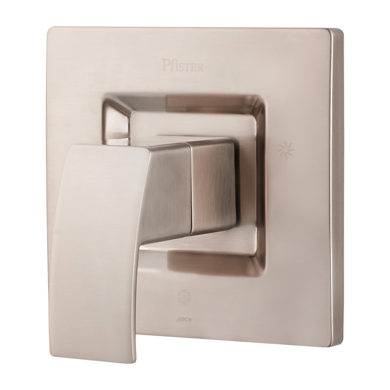 Kenzo Single Handle Tub and Shower Valve Only Trim, Brushed Nickel