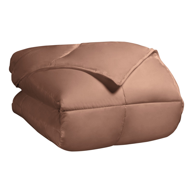 Full Camel Reversible Down Alternative Microfiber Comforter