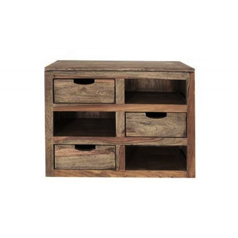 Nature Sheesham Solid Wood Floating Shelf