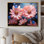 «Neon Flourish Pink Cornflowers III», reproduction sur toile