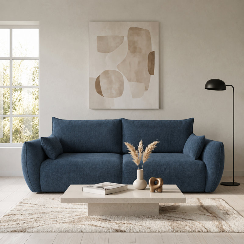 Sofa, Blue FLOW 22