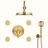 Complete Shower System with Rough in-Valve-97425498