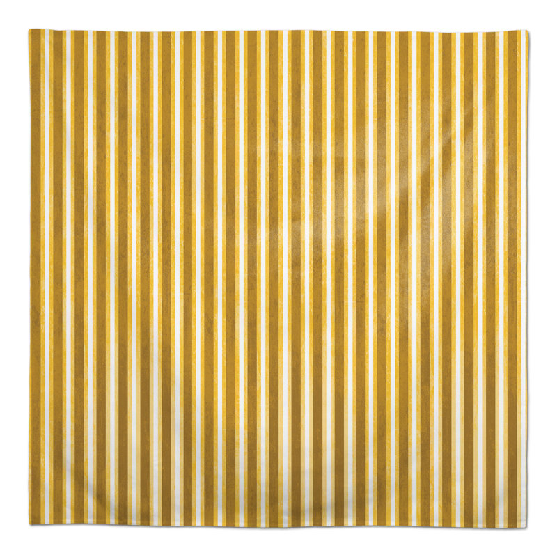 Mccandless Striped Square Tablecloth, Yellow