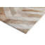 Natural Hide Hand Woven Cowhide Chevron Area Rug-25306448