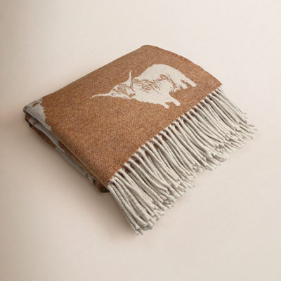 Merino Lambswool Throw/Blankets Hand Woven Blanket