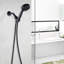 Vaporisateur portatif bronze huilé - 5 réglages réglables, jet puissant, ABS, avec fonction de douche haute, installation facile, bronze, inclus