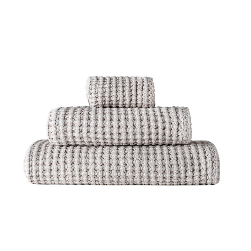 Aura 100% Cotton Bath Sheet, Fog, Washcloth - 1 Pack