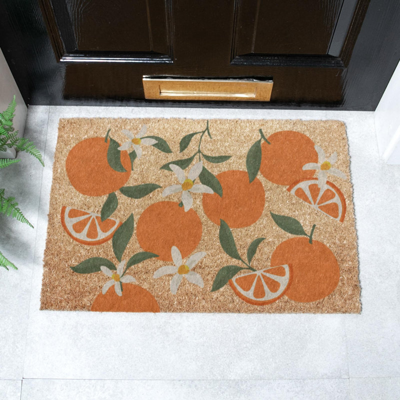 Pattern Coir Doormat, 40cm W x 60cm L