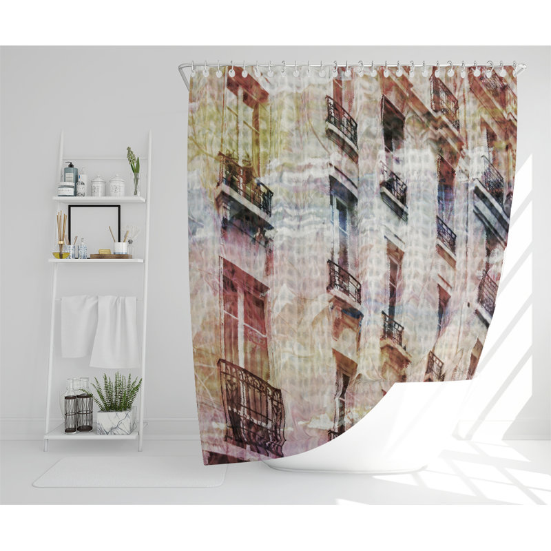 Dillie Polyester Shower Curtain Set