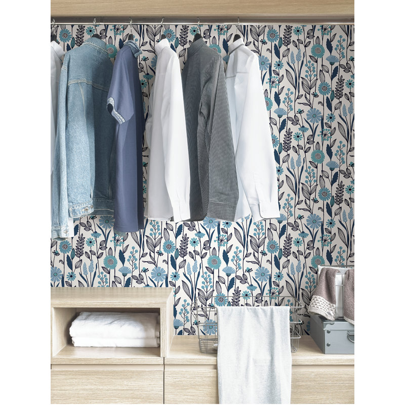 Peel & Stick Floral Roll